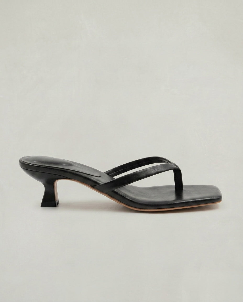 Women's Kitten Heels | Open Toe Strappy Ankle Strap