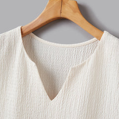 Men's Singlet Top | V-Neck Sleeveless Knit