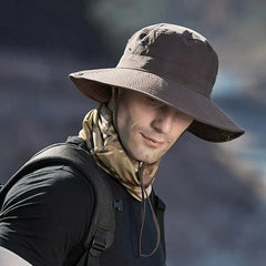 Men's Sun Hat | Wide Brim Breathable Adjustable Strap