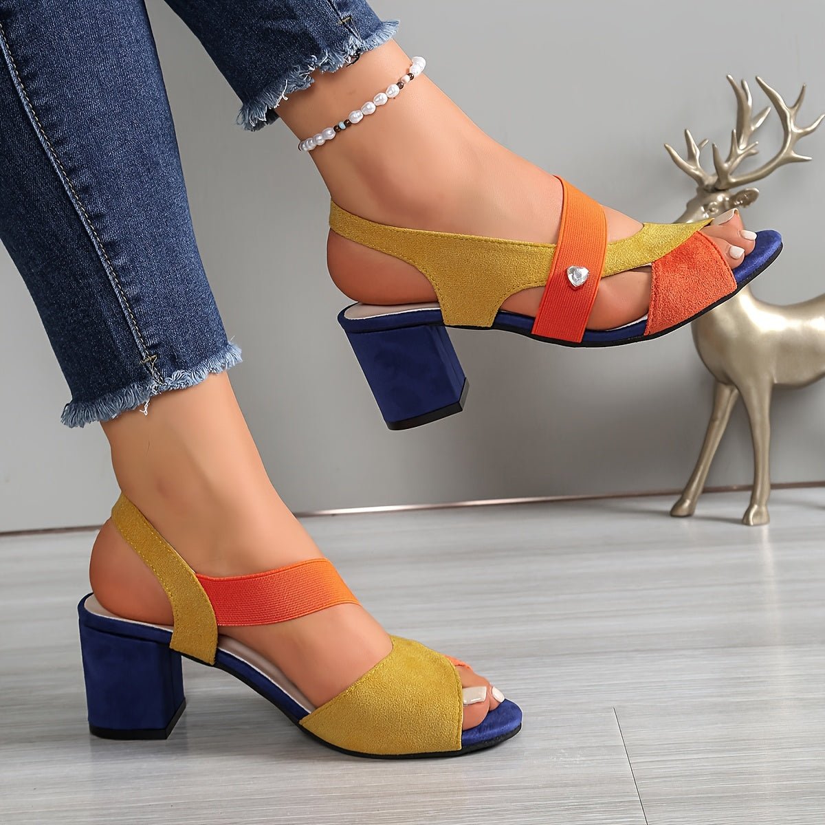 Kimberly | Orthopedic Comfort Block Heels – Elegant Supportive Style for Women