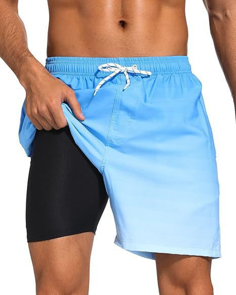 Men's Sport Shorts | Geometric Print Drawstring Quick-Dry