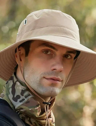 Men's Sun Hat | Wide Brim Breathable Adjustable Strap