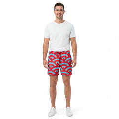 Men's Sport Shorts | Geometric Print Drawstring Quick-Dry