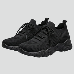 Women's Sneakers | Knit Upper Lace-Up Low-Top Textured Sole