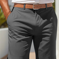 Men's Tailored Shorts | Regular Fit Woven Functional Pockets
