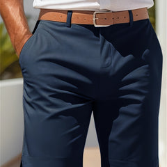 Men's Tailored Shorts | Regular Fit Woven Functional Pockets