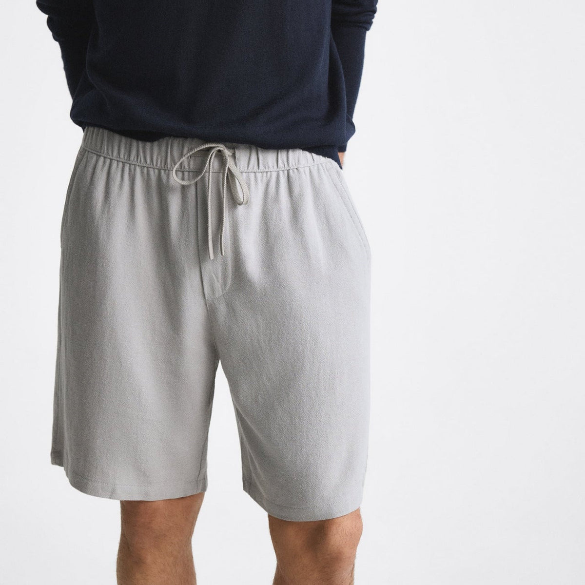 Men's Tailored Shorts | Relaxed Fit Drawstring Pockets