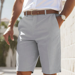 Men's Tailored Shorts | Regular Fit Woven Functional Pockets