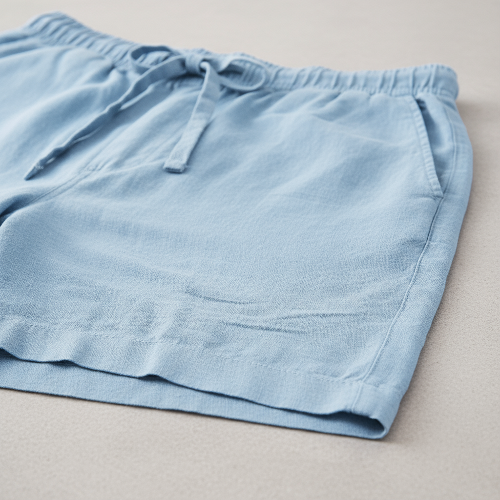 Men's Linen Shorts | Drawstring Waist Relaxed Fit Lightweight