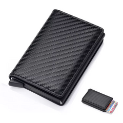 Ideal gift for men: aluminum RFID blocking wallet with a secure money clip.