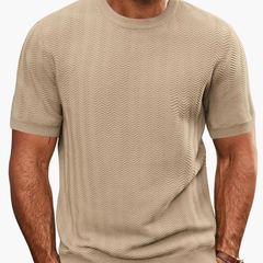 Casual men's summer t-shirt, a comfortable round neck basic tee with a soft feel for daily essential style.