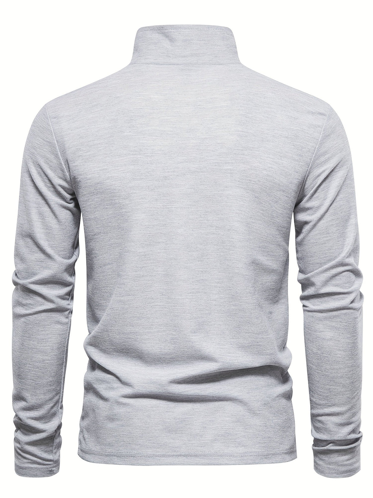 Long sleeve detail of a comfortable men's polo, designed for everyday wear & fall fashion.
