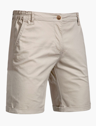 Men's smart casual chino shorts in versatile comfort fit. Perfect for summer everyday wear & tailored men's fashion.