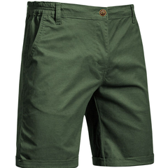 Tailored fit men's smart casual chino shorts. Versatile for summer fashion, everyday wear & comfort.