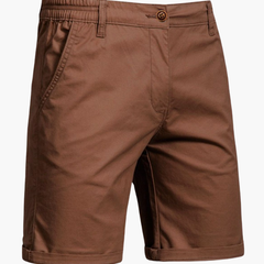 Versatile men's smart casual chino shorts, comfort fit. Perfect for summer outings, everyday wear & men's fashion.