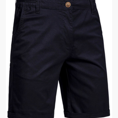 Breathable men's chino shorts, smart casual style. Comfortable for summer, everyday wear & men's fashion.