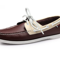Men's Boat Shoe | Leather Lace Casual Loafer
