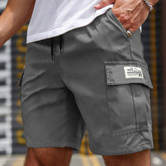 Men's Cargo Shorts | Drawstring Waist Patch Pocket