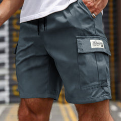 Men's Cargo Shorts | Drawstring Waist Patch Pocket