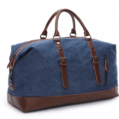 Men's Crossbody Bag | Canvas Leather Buckle Straps Shoulder Strap