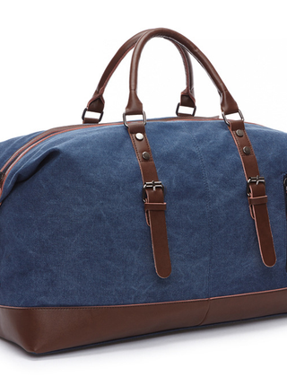 Men's Crossbody Bag | Canvas Leather Buckle Straps Shoulder Strap