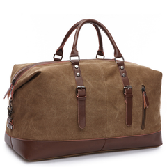 Men's Crossbody Bag | Canvas Leather Buckle Straps Shoulder Strap