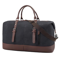 Men's Crossbody Bag | Canvas Leather Buckle Straps Shoulder Strap