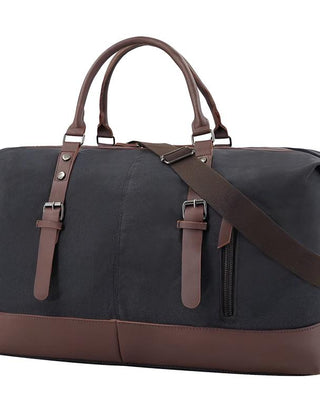 Men's Crossbody Bag | Canvas Leather Buckle Straps Shoulder Strap