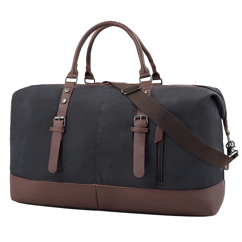 Men's Crossbody Bag | Canvas Leather Buckle Straps Shoulder Strap