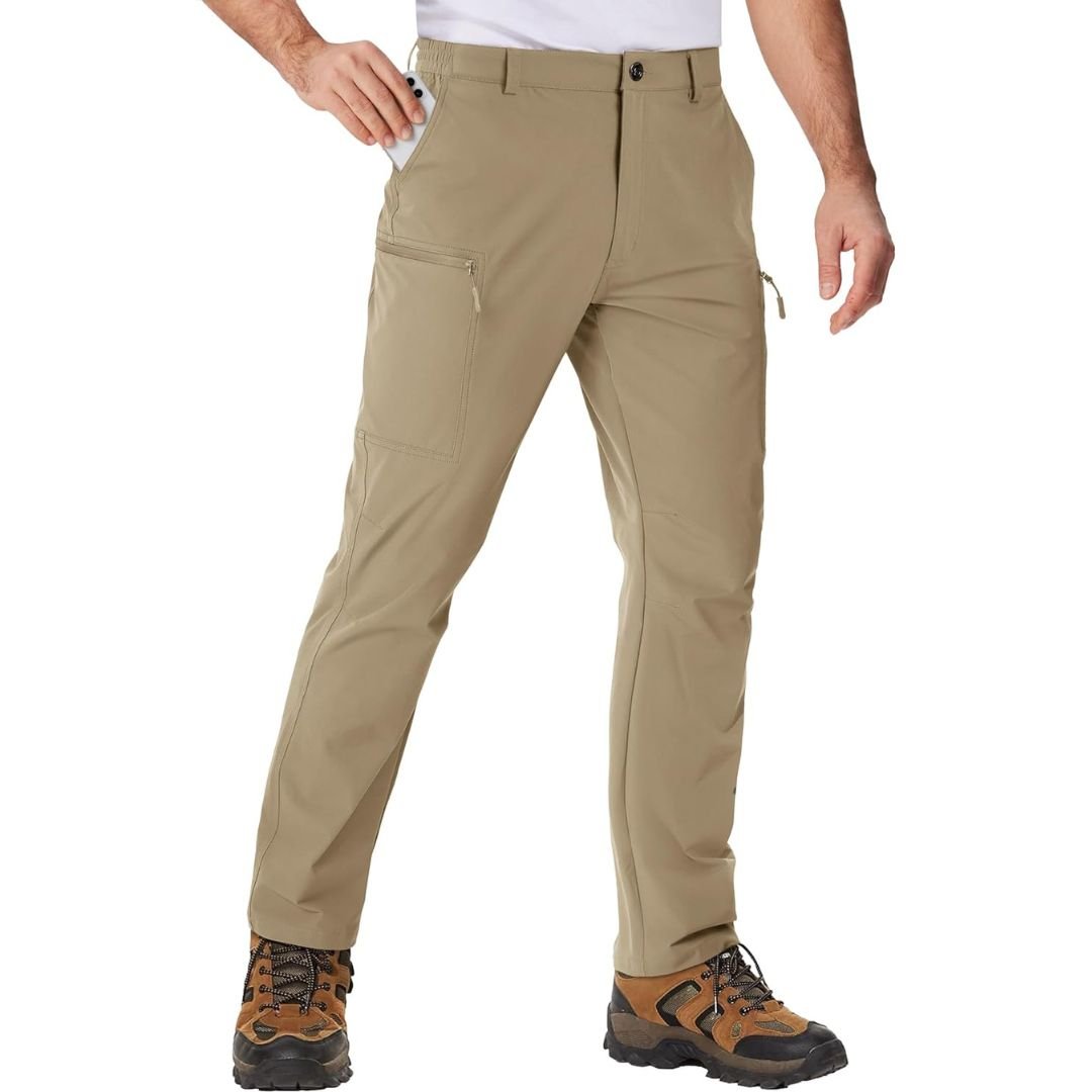 Men's Hiking Pants | Cargo Pockets Quick-Dry Regular Fit