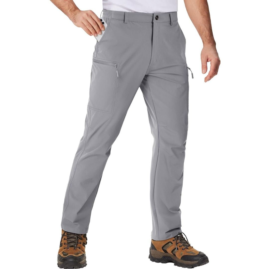 Men's Hiking Pants | Cargo Pockets Quick-Dry Regular Fit