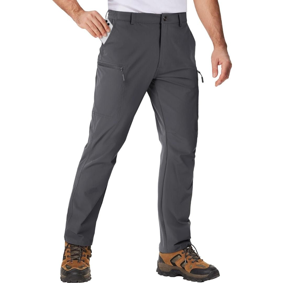 Men's Hiking Pants | Cargo Pockets Quick-Dry Regular Fit