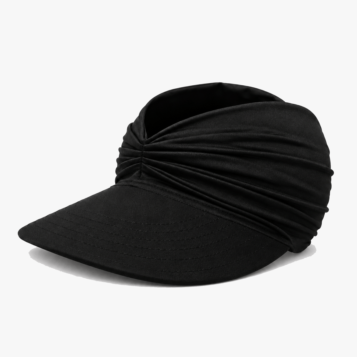 Nerys | Women's UPF 50+ Wide Brim Sun Visor Hat - Black - Image 11