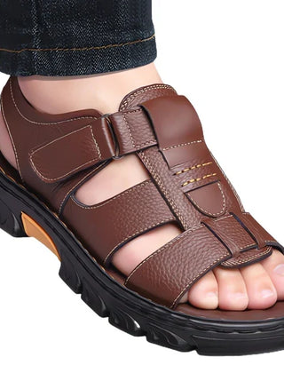 Men's Sandals | Open Toe Leather Adjustable Straps