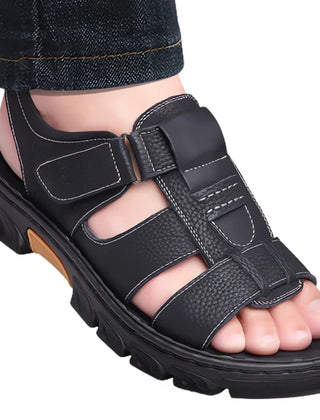 Men's Sandals | Open Toe Leather Adjustable Straps