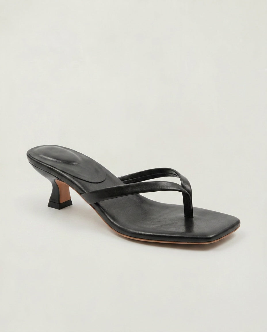 Women's Kitten Heels | Open Toe Strappy Ankle Strap