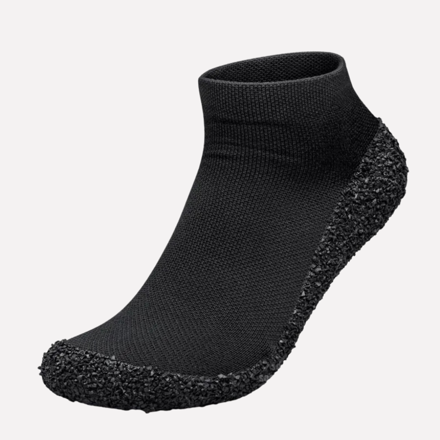Lightweight unisex sock shoes for walking & travel. Flexible slip-on design offers foot protection & casual athletic style.
